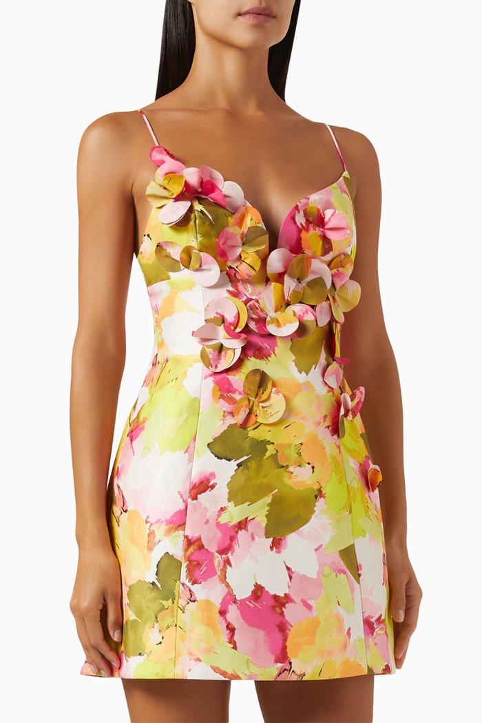 

Isla Mini Dress in Cotton-blend, Multicolour