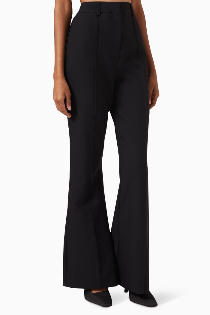 

Wirra Flared Pants, Black