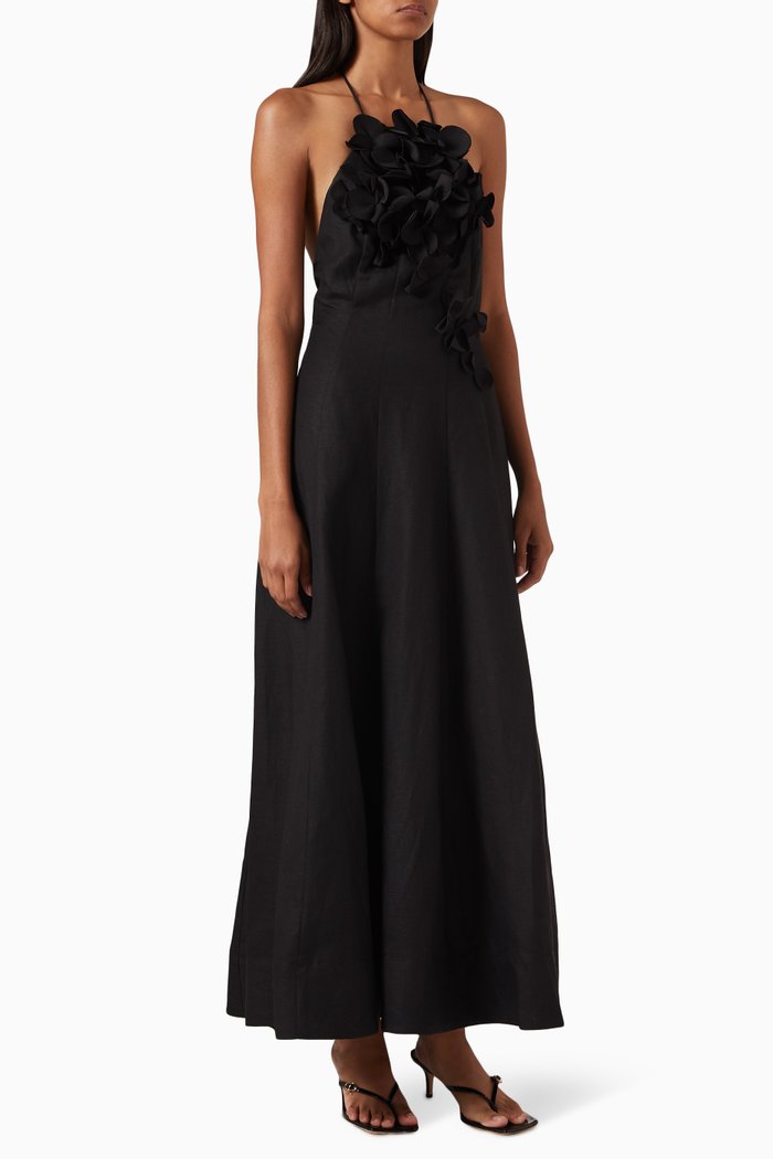 

Toren Midi Dress, Black