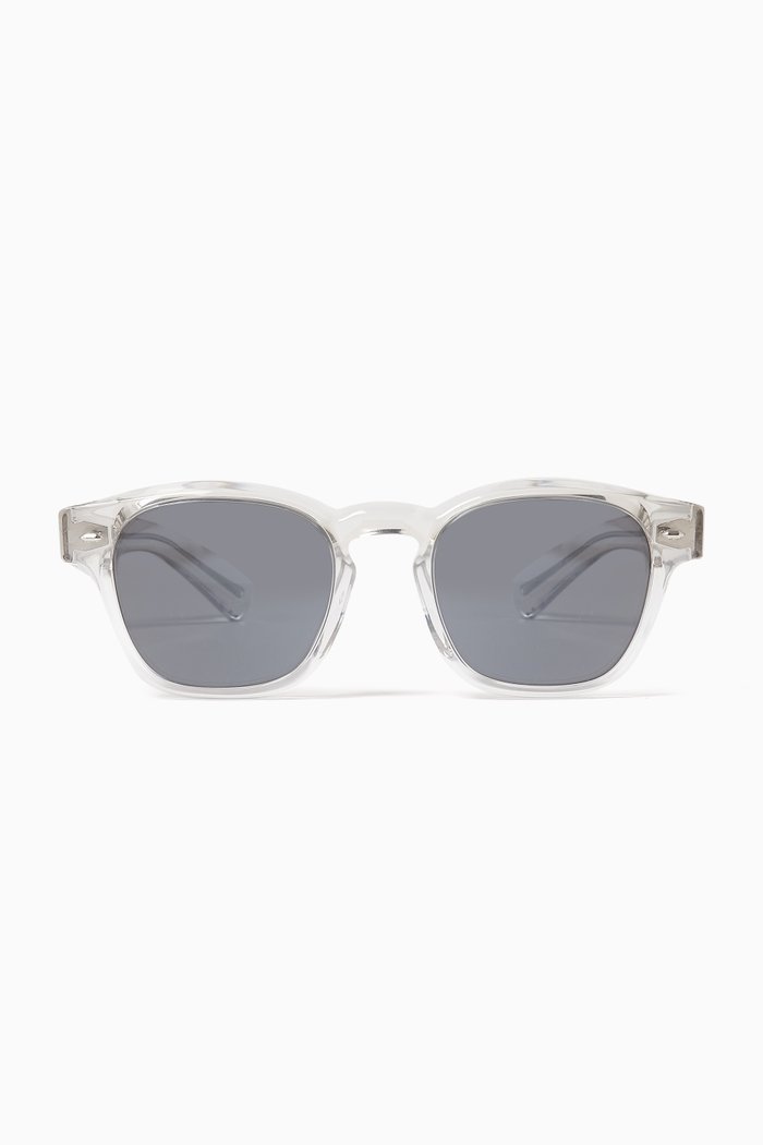 

Maysen Sunglasses in Acetate, White