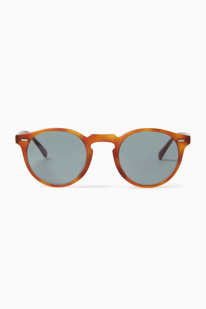 

Gregory Peck Sunglasses in Acetate, Brown