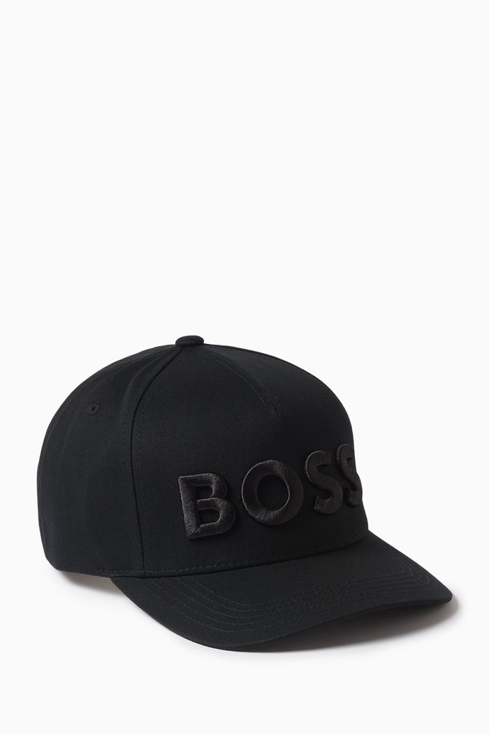 

3D Logo Cap in Cotton-twill, Black