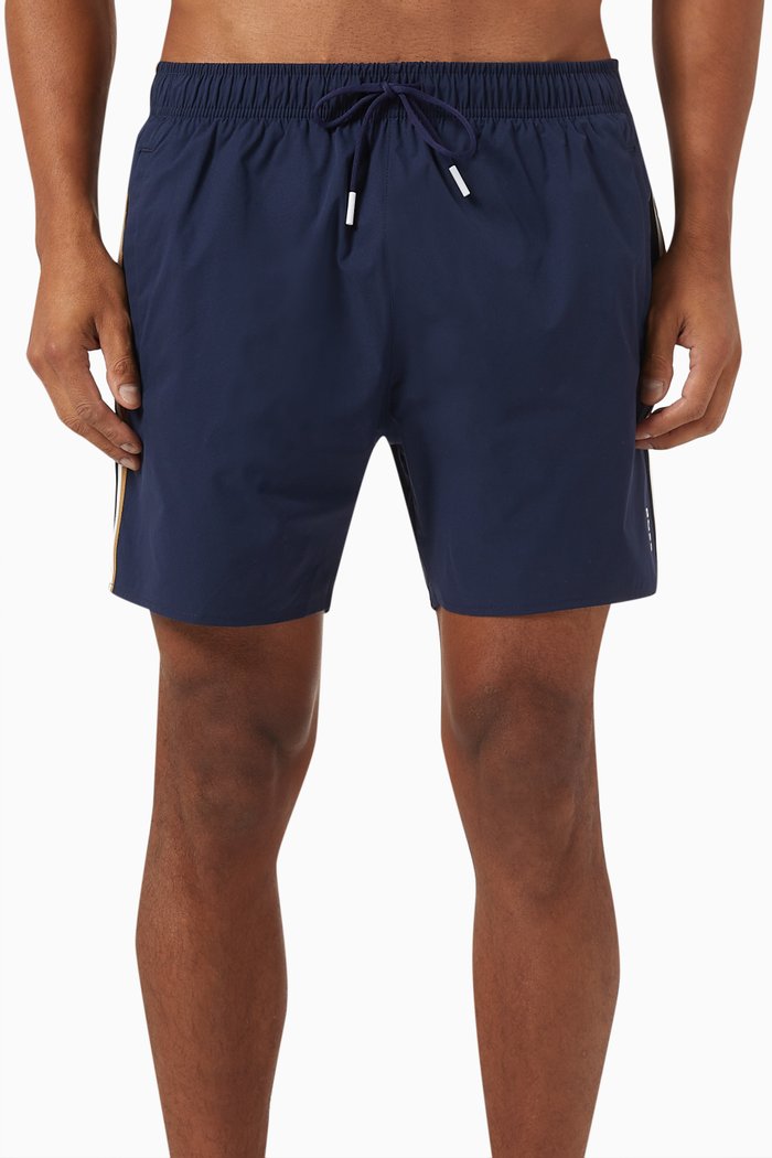

Signature Stripe Swiim Shorts, Blue