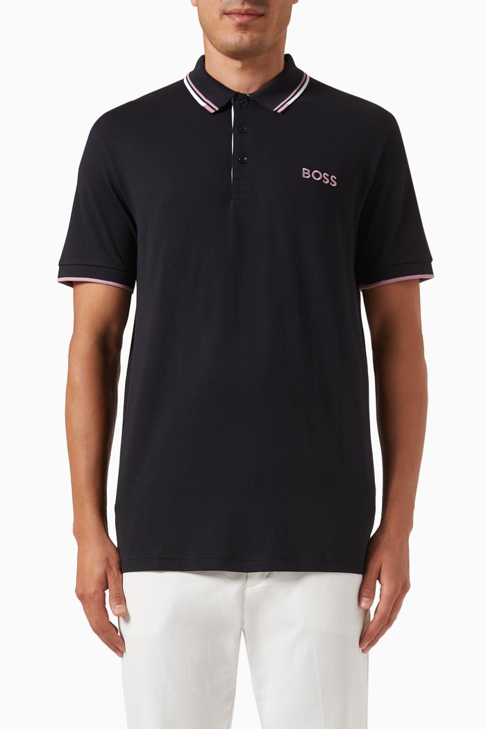 

Logo Polo Shirt in Cotton-blend, Blue