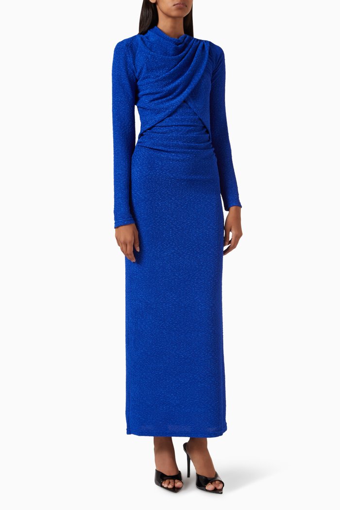 

Anya Cut-out Maxi Dress, Blue