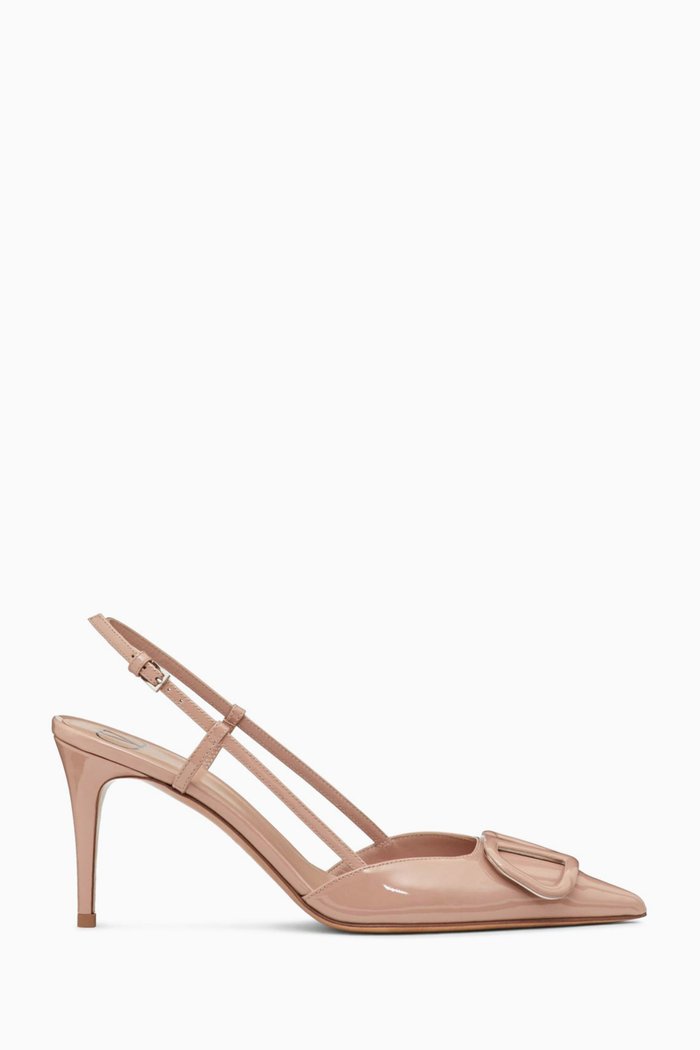 

Valentino Garavani VLOGO S80 ignataure Pumps in Patent Leather, Pink