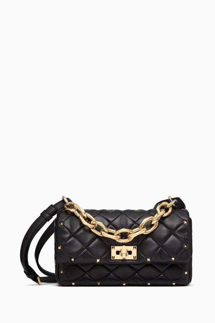 

Valentino Garavani Rockstud Spike bag in Nappa, Black