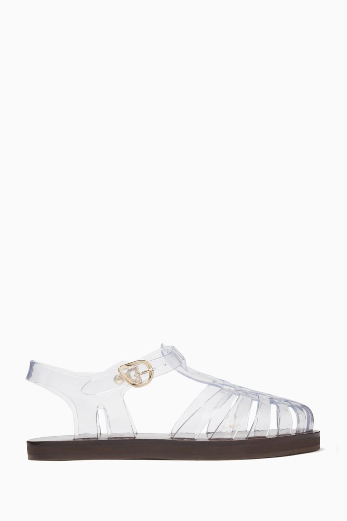 

Homeria Jelly Sandals in PVC, Colourless