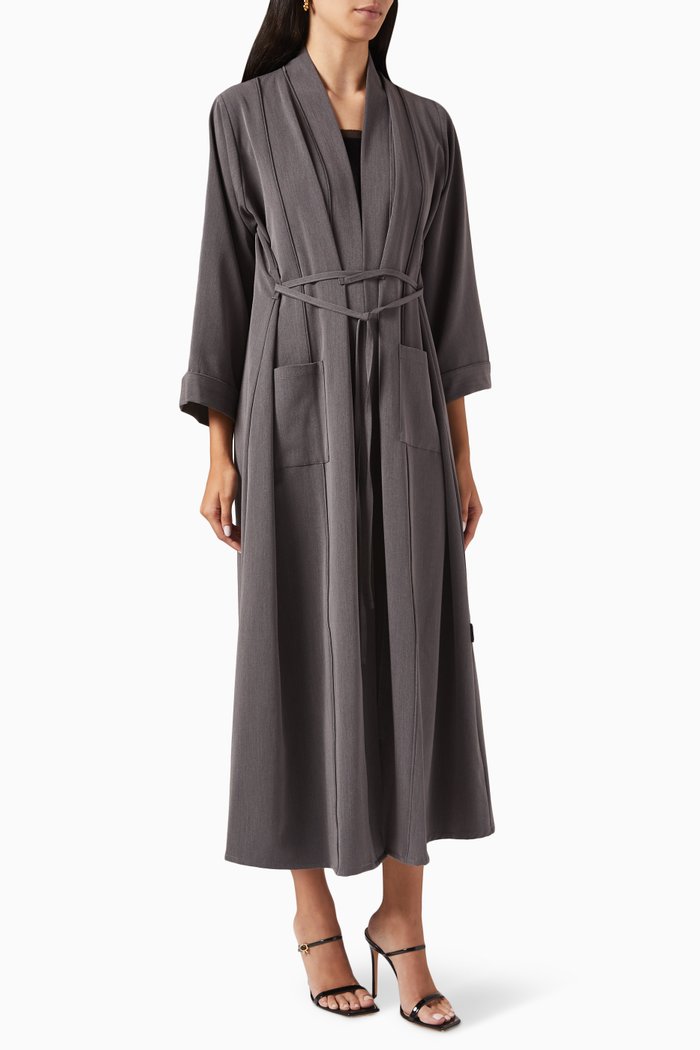 

Pocket Abaya, Grey