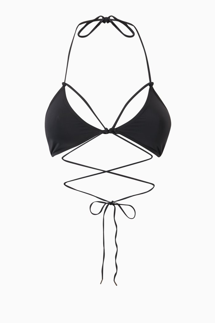 

Castor Bikini Top, Black