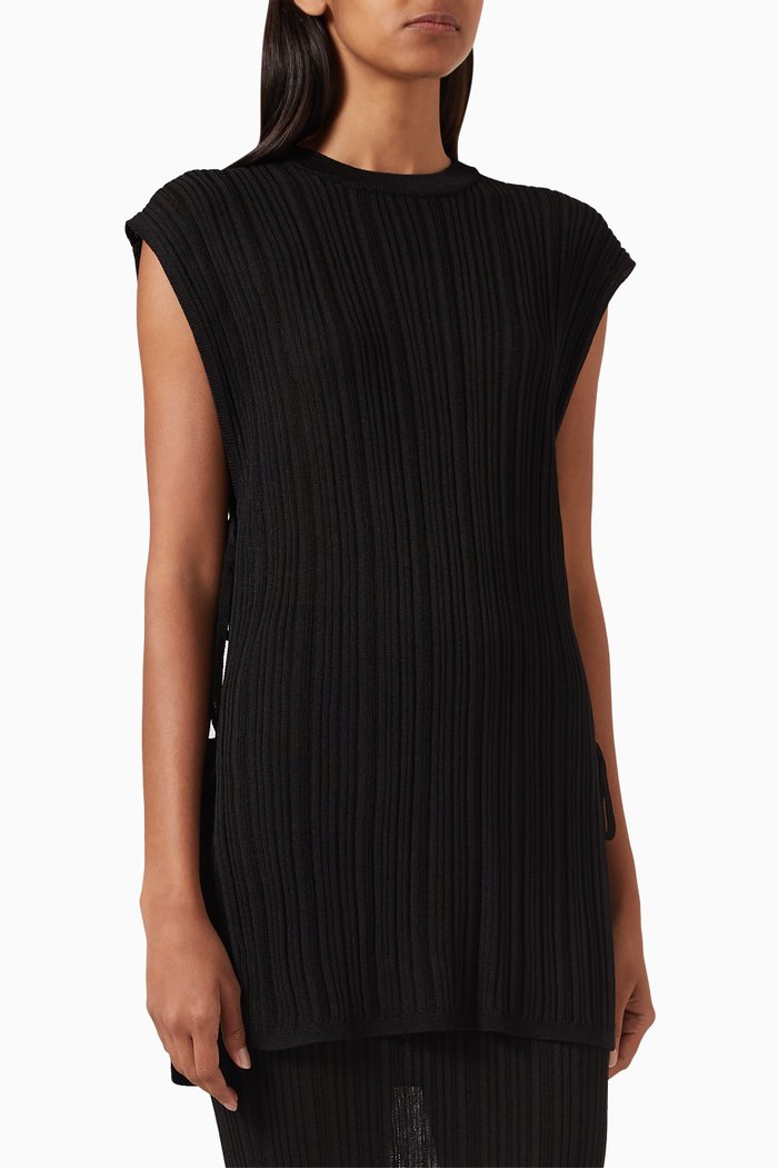 

Nevada Top in Viscose-blend, Black