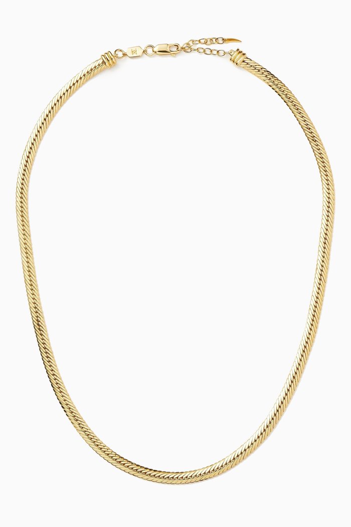 

Camail Chain Necklace in 18kt Gold Plated Brass