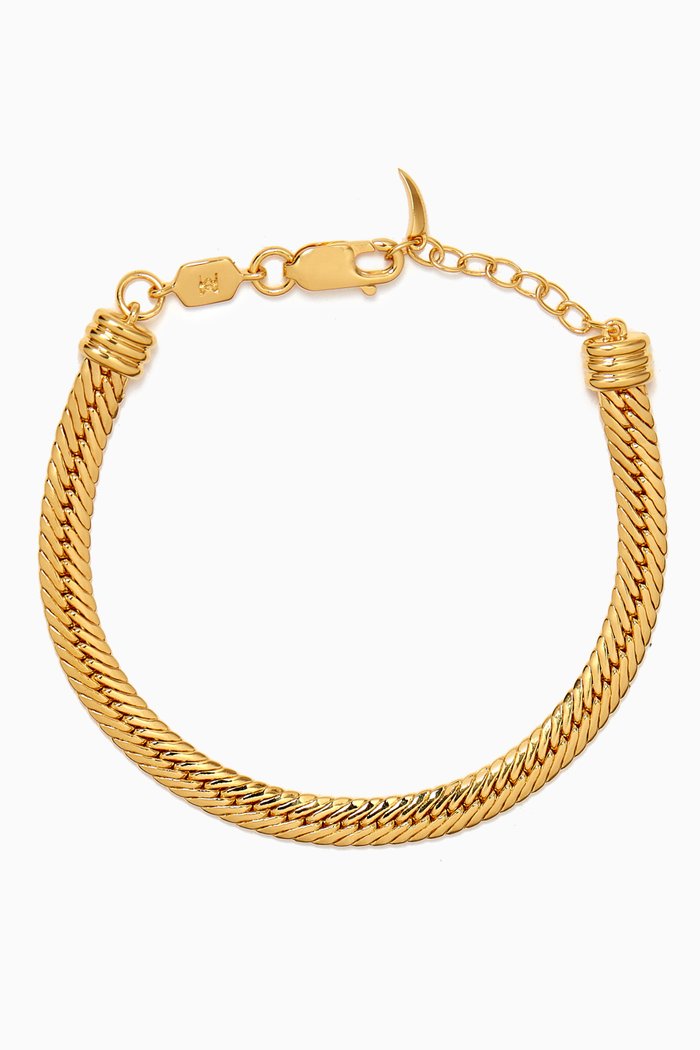 

Camail Chain Bracelet in 18kt Recycled Gold Plated Brass