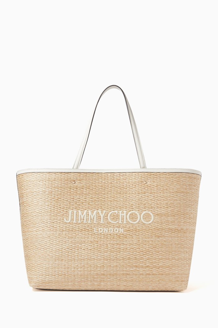 

Marli Tote Bag in Raffia, Brown