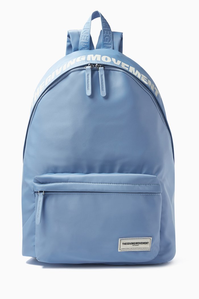 

Logo Backpack in Recycled Nylon, Blue