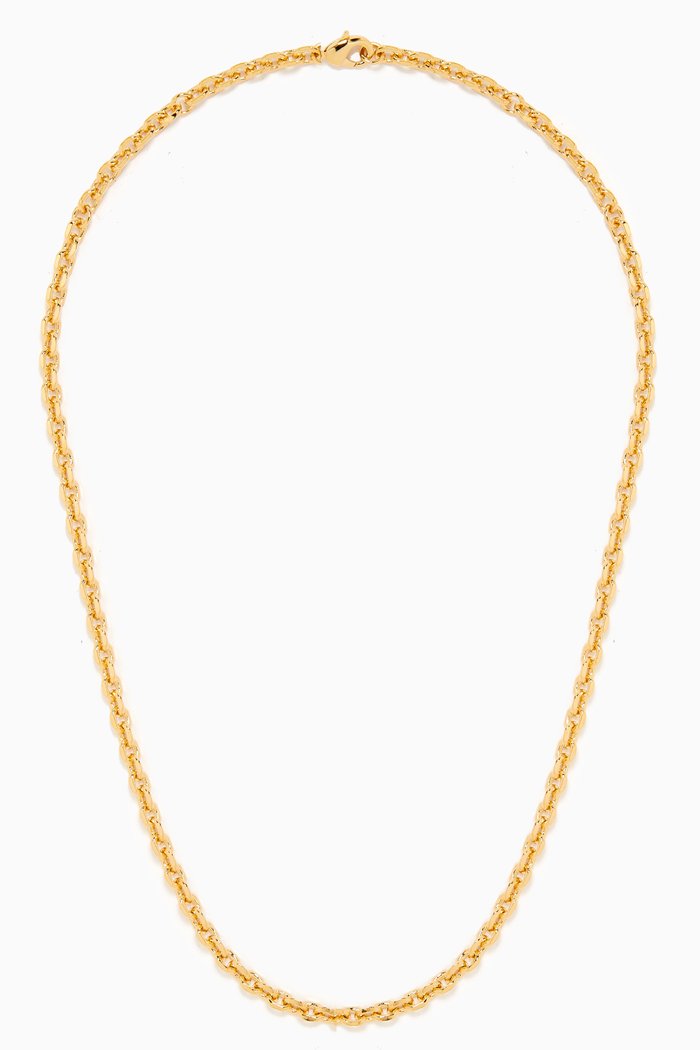 

Kailua Chain Necklace in Plated Metal, Gold