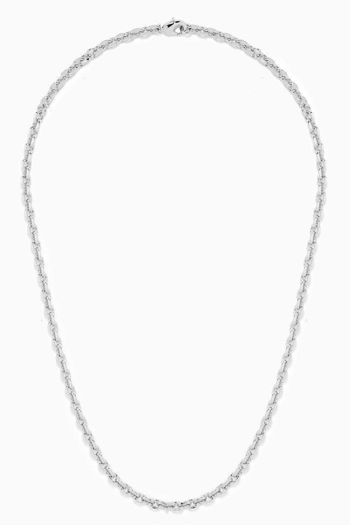 

Kailua Chain Necklace in Silver-plated Metal