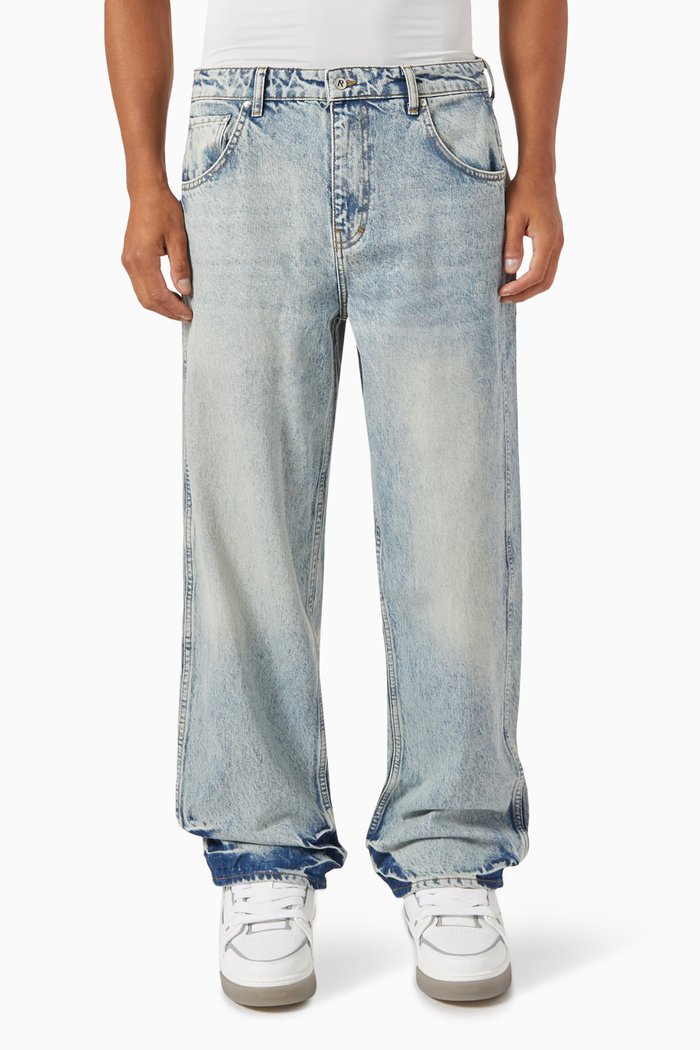 

R3 Baggy Jeans in Denim, Blue