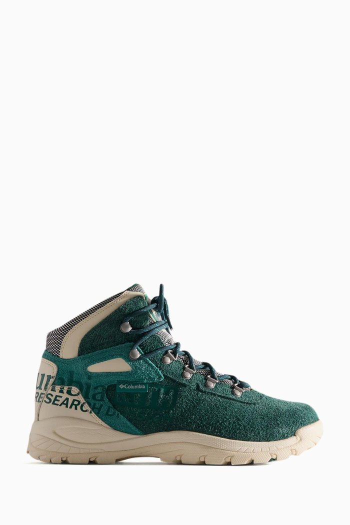 x Columbia Newton Ridge™ Hiking Boots in Leather & Suede, Green