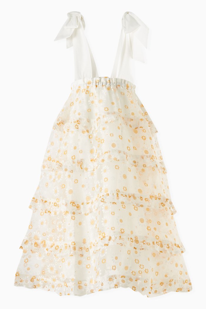 

Mary Mary Dress in Organza, White