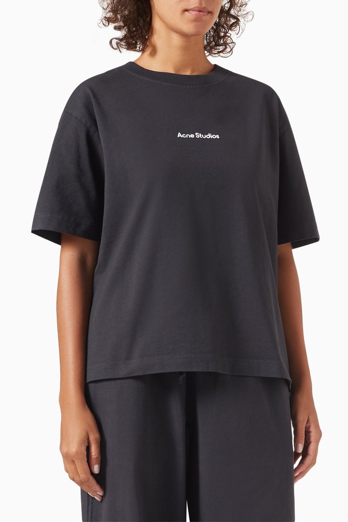 

Logo T-shirt in Cotton, Black