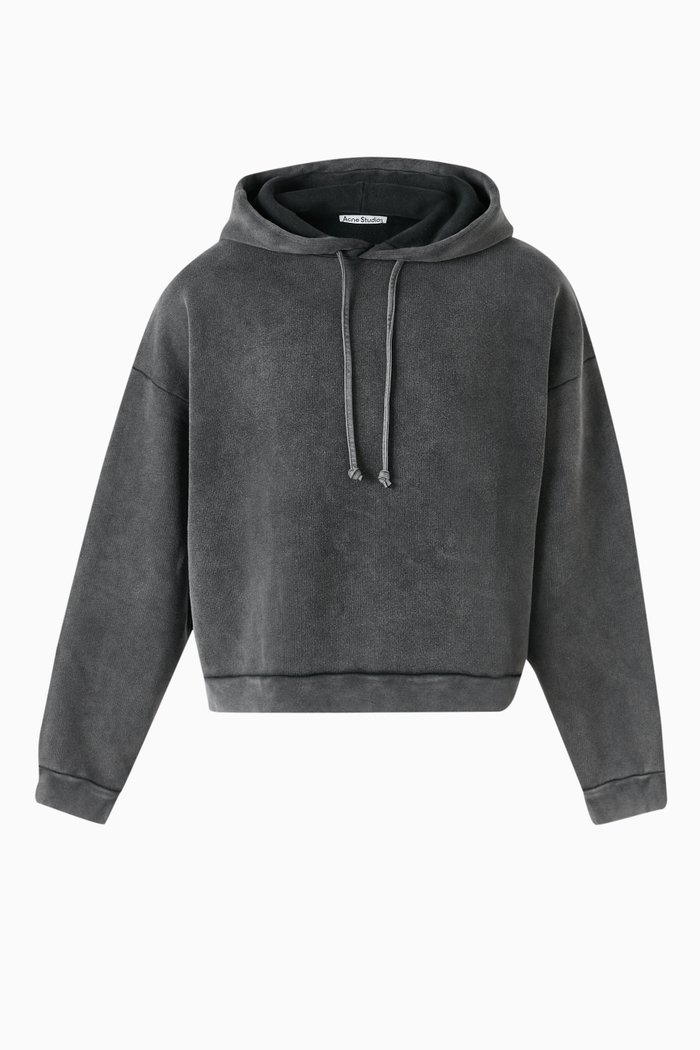 

Unisex Relaxed Hoodie in Organic Cotton-fleece, Black