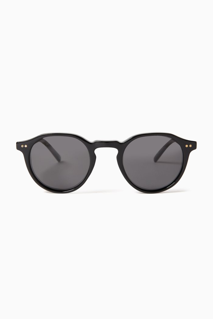 

Galavant Round Sunglasses, Black