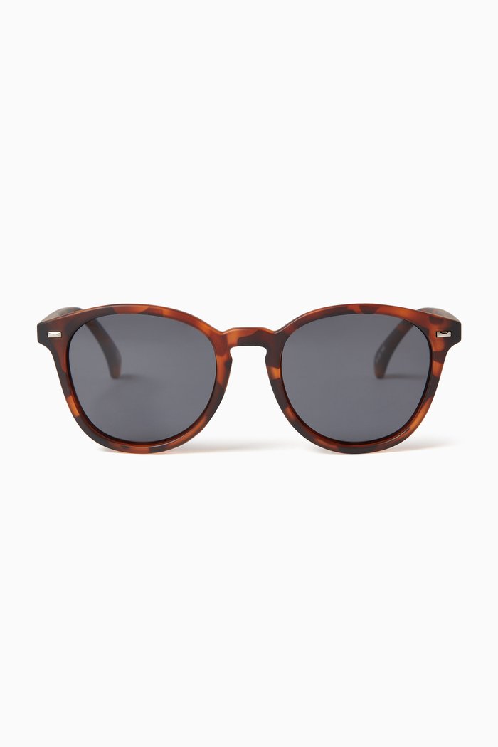 

Bandwagon Round Sunglasses, Brown