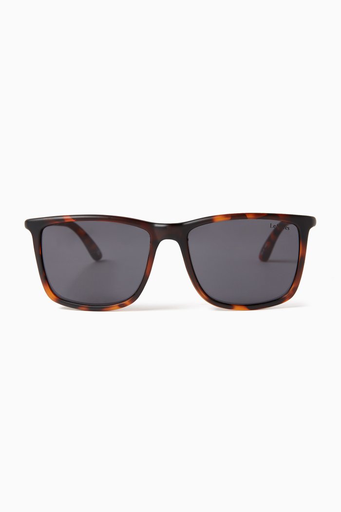 

Tweedledum D-frame Sunglasses, Brown