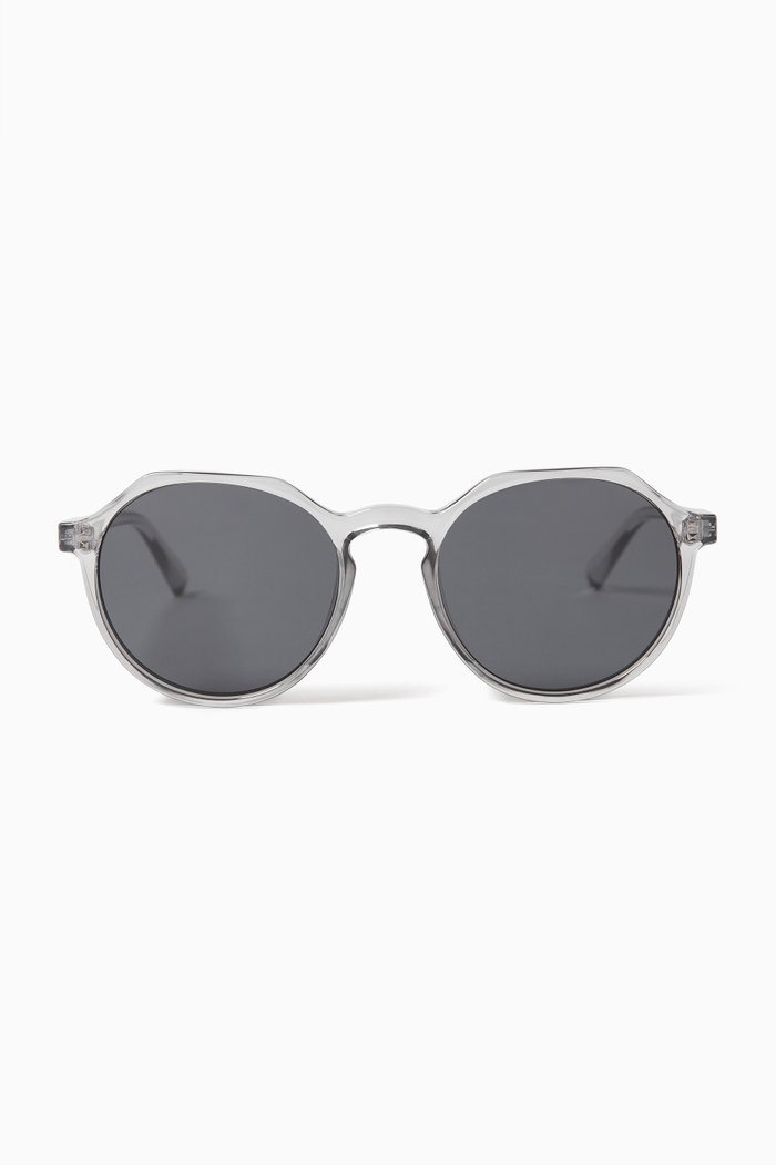 

Speed of Night Round Sunglasses, Grey