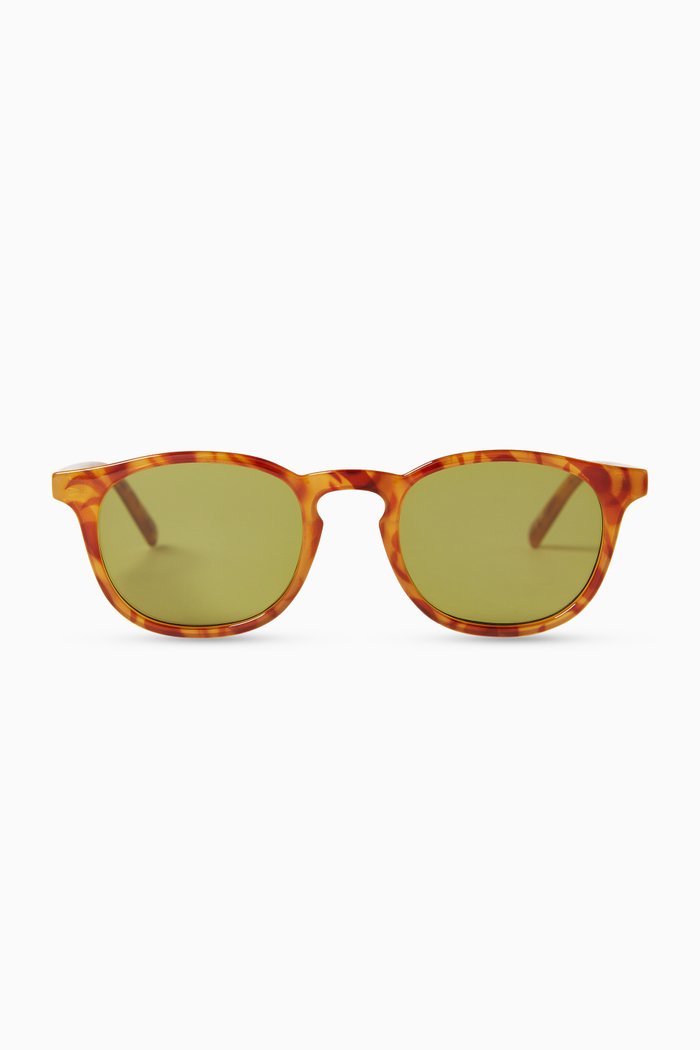 

Club Royale Round Sunglasses, Brown