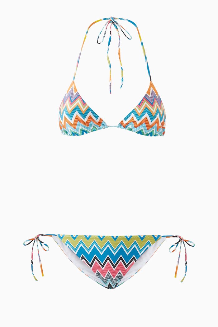 

Zigzag Bikini Set in Stretch-nylon, Multicolour