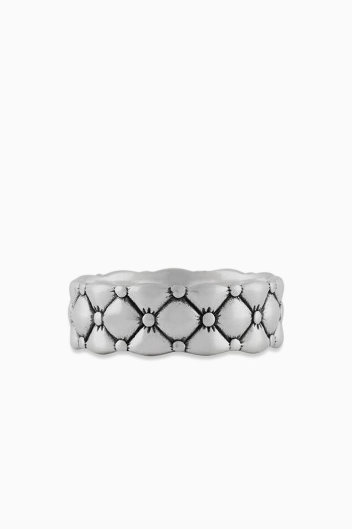 Quilt Ring in Sterling Silver