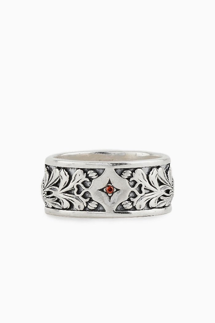 

Kabuto Ring in Sterling Silver