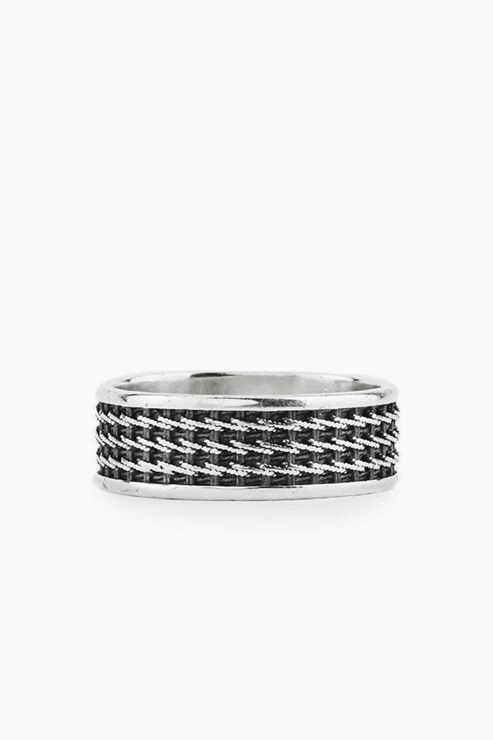 Kusari Ring in Sterling Silver