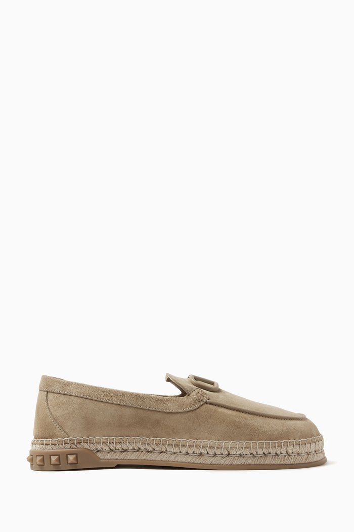

Valentino Garavani Leisure Flows Espadrilles, Neutral