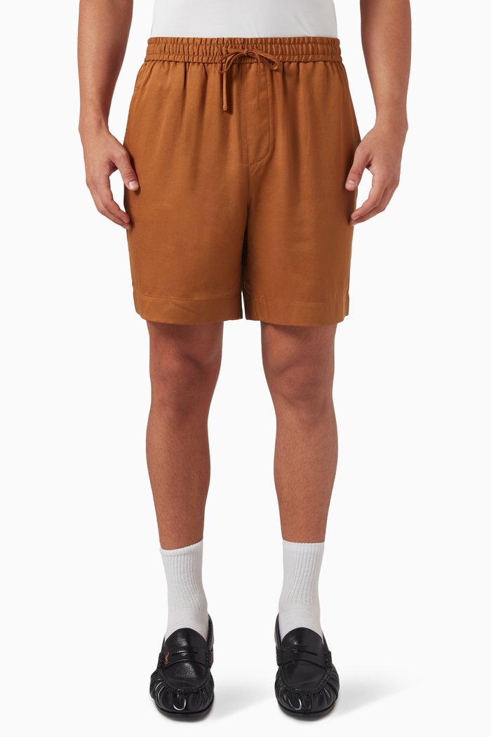 

Breeze Shorts in Tencel™, Brown