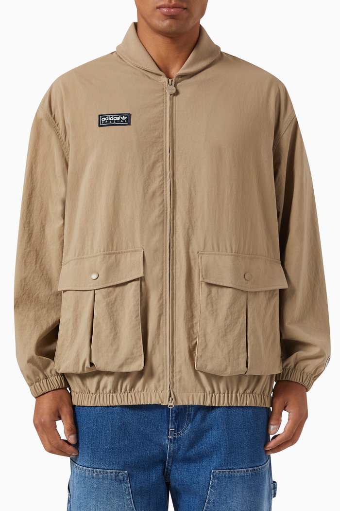

Trentham SPZL Jacket in Nylon Plain Weave, Neutral