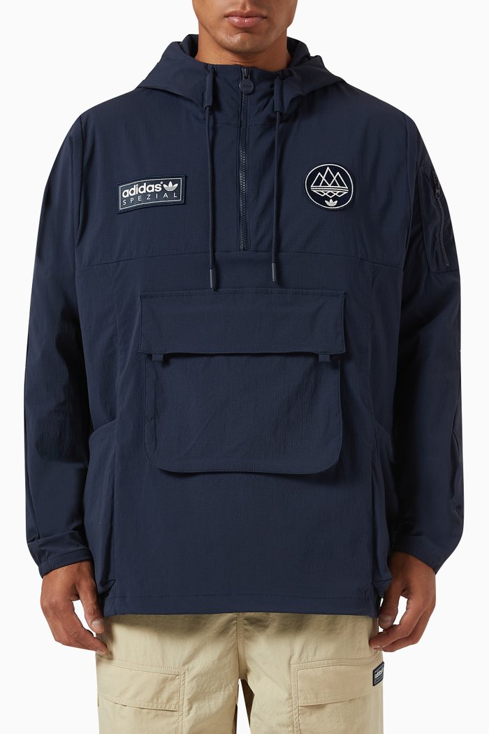 

Todmorden SPZL Smock Jacket in Ripstop, Blue