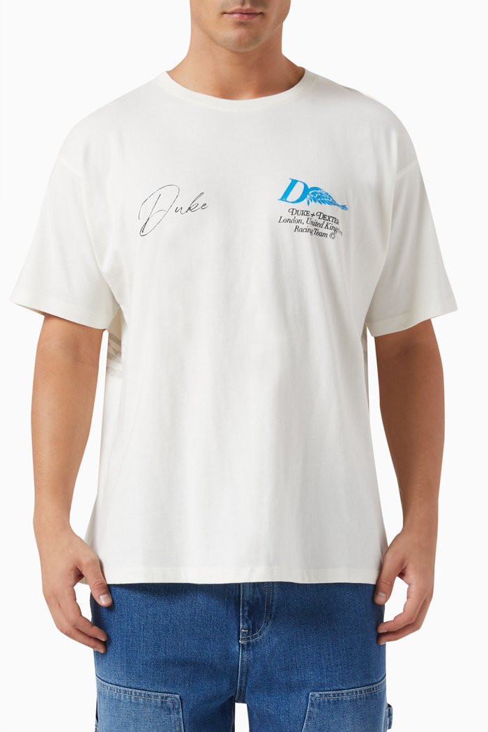 

DR1 Wreath Vintage T-Shirt, White