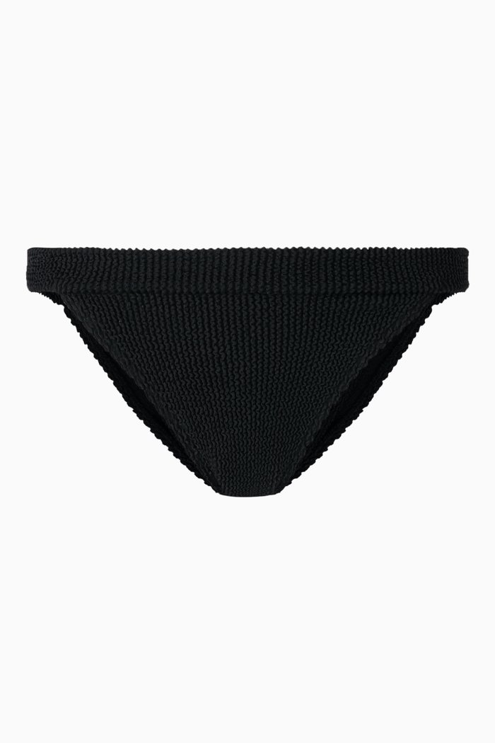 

Milo Bikini Briefs in Authentic Crinkle™ Fabric, Black