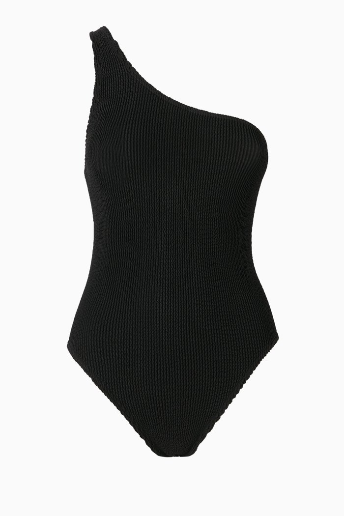 

Oscars One-piece Swimsuit in Authentic Crinkle™ Fabric, Black