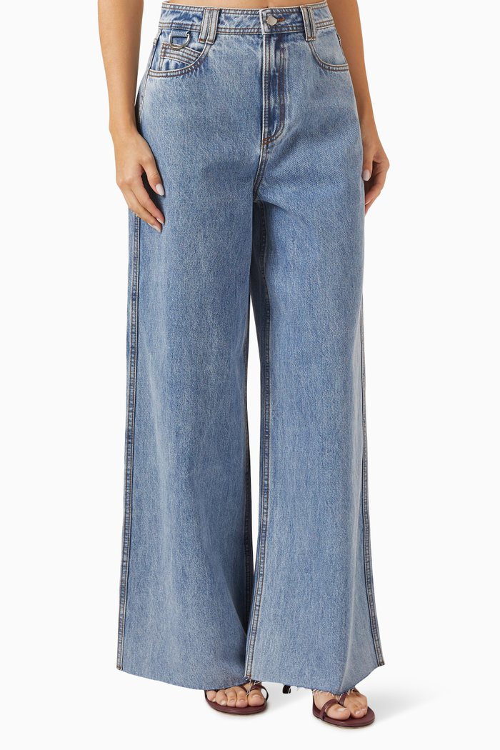 

Outline Jeans in Cotton-denim, Blue