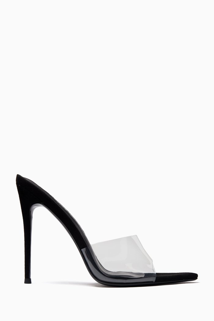 

Gianni 120 Mules in Patent Leather, Black