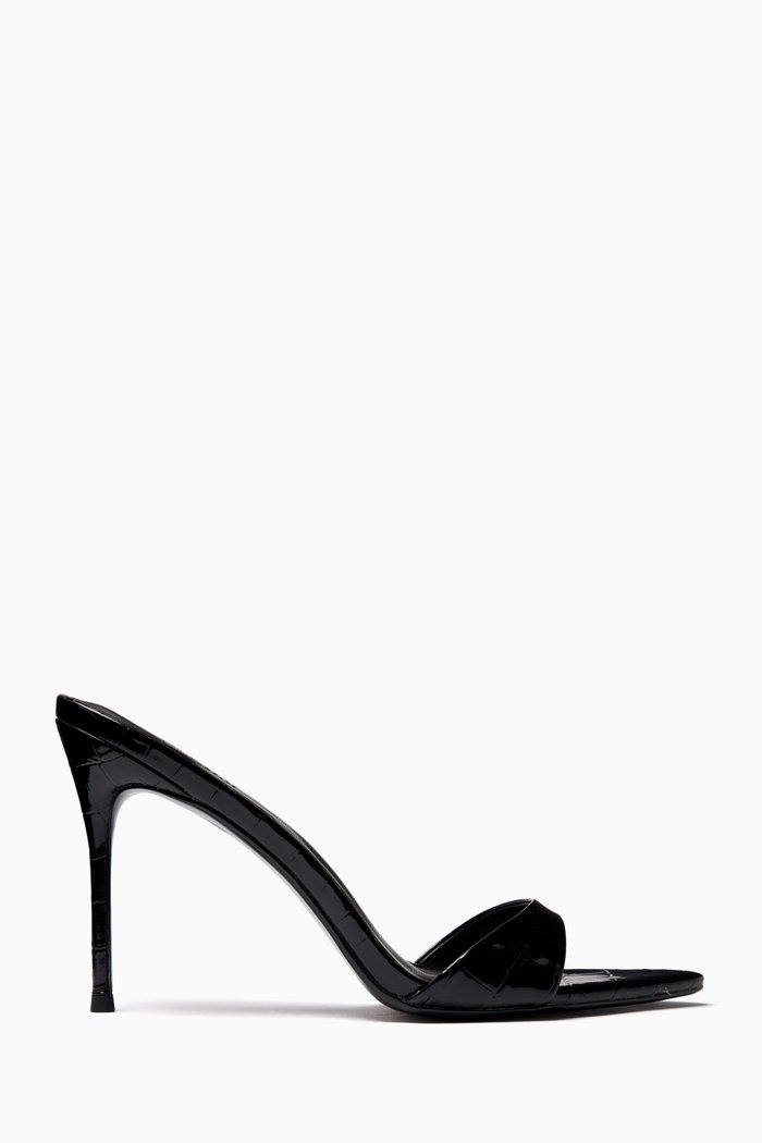 

Kaia 100 Sandals in Vegan Leather, Black