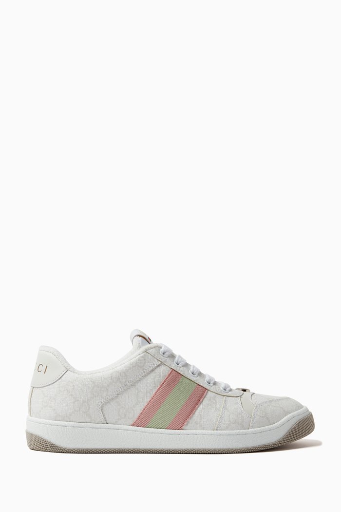 

Screener Sneakers in GG Canvas, White