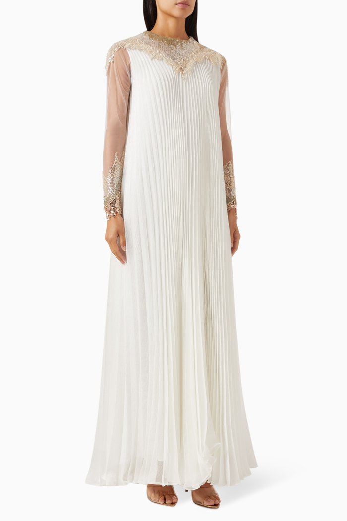 

Emily Embellished Maxi Dress, Neutral