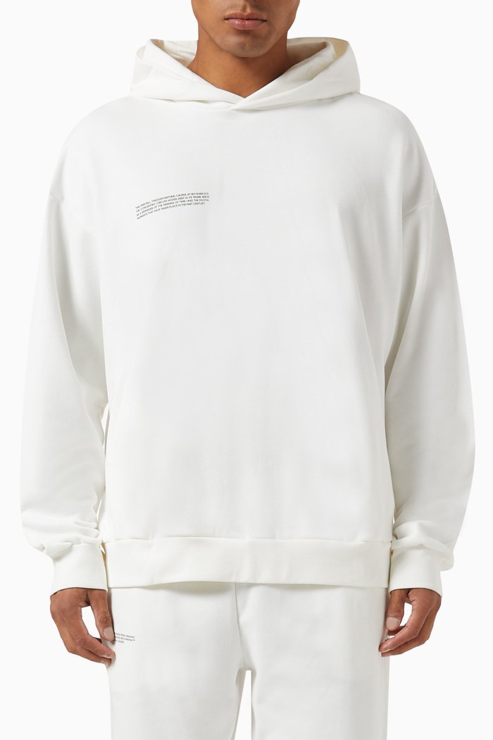 

365 Tree Graphic Hoodie in Cotton, White