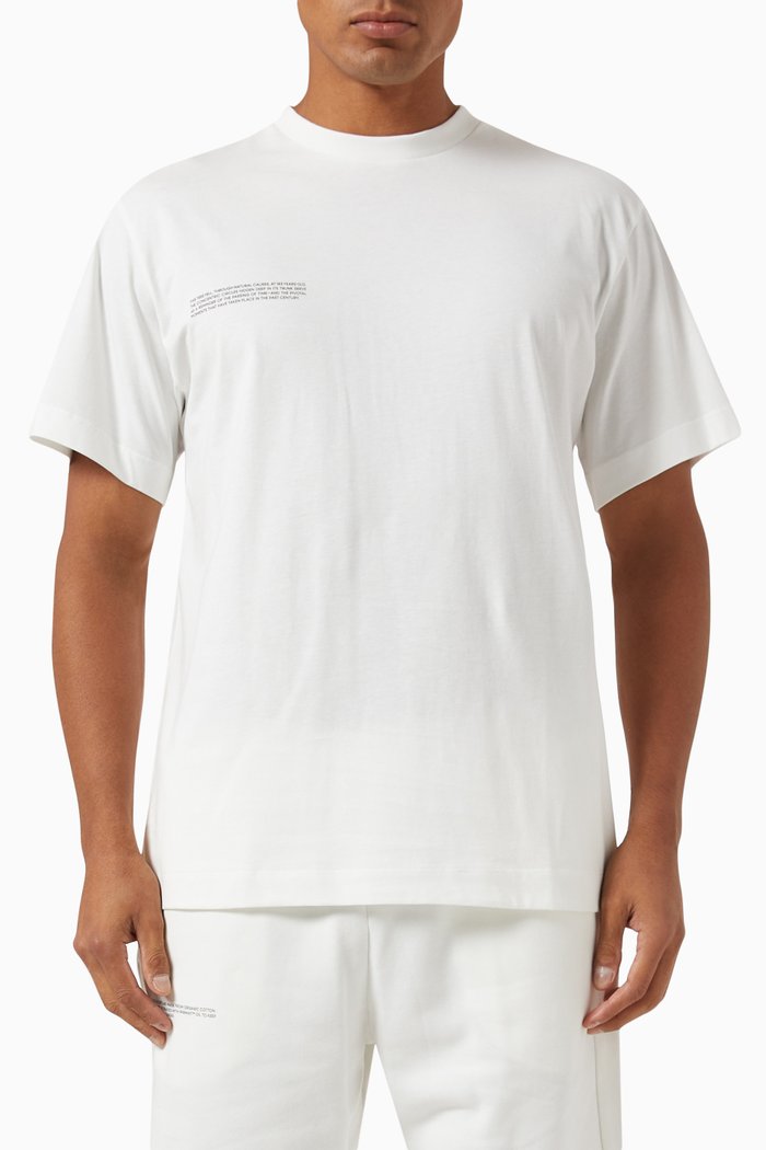 365 Tree Graphic T-shirt in Cotton, White