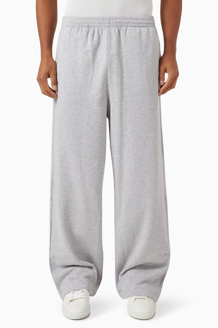 

365 Straight-leg Trackpants in Cotton, Grey